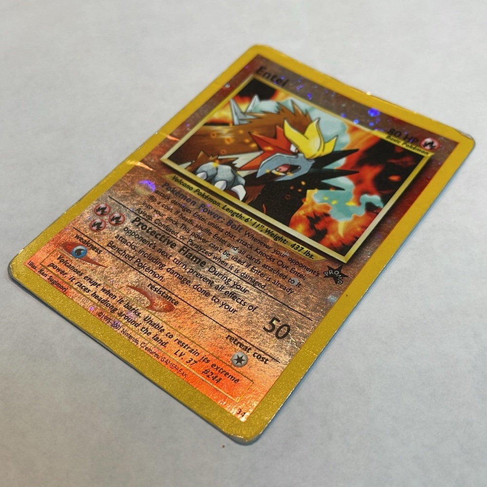 Entei #34 Pokemon Promo Reverse Holo - Picture 5 of 12